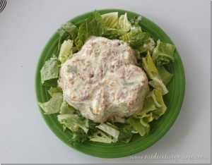 Okay, this looks disgusting. Also, I tried corned beef once, too salty. Seriously, that shamrock looks like brains.