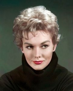 Kim Novak was a leading sex symbol of the 1950s with her deep voice, blond hair, and good looks. Unfortunately, when viewing her movies, it's very clear that studios and critics loved her just for her looks because she has a similar range in her movies as Kristen Stewart.