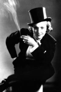Though Marlene Dietrich was groomed to be the next Greta Garbo, she was her own woman who managed to remain popular by continually reinventing herself and only gave up performing after rupturing a hip in the 1970s. Her public image always pertained to defying sexual norms yet retained her femininity through her hairstyle and her deep sultry German voice. 