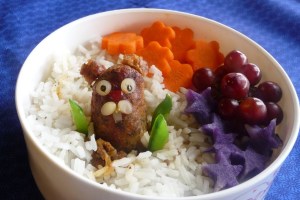 Of course, it seems to be in with some veggies and grapes. Yet, I'm sure it's made from ground beef. I just used "sausage" because it's shaped that way.