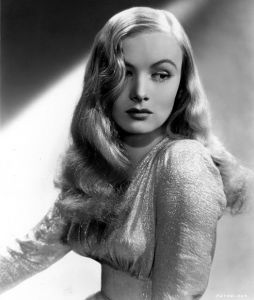 Veronica Lake was star who received critical acclaim in movies like Sullivan's Travels and as a femme fatale in film noir in the 1940s. She was also a major fashion icon with her signature 