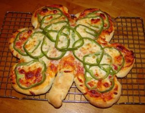 Of course, pesto might've been great to use as sauce because I don't think these peppers bring the green out enough.