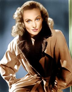 Carole Lombard was famous for her performances in screwball comedies playing highly neurotic, energetic, and off-beat characters. She's also remembered for marrying Clark Gable and dying in a plane crash.