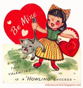 We all can agree that grabbing a cat by the tail is animal abuse and I'm sure the cat's not liking it. Still, this girl is like, "I'll hug him and squeeze him and keep him forever and ever." Giggle, giggle.