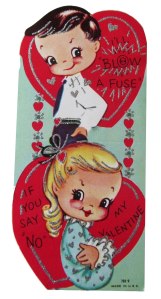 Now the imagery is cute but the message, I'm not sure. Still, if you mess with these children, you are going to get it from the looks in their eyes. Yes, they don't seem like they're up to any good.