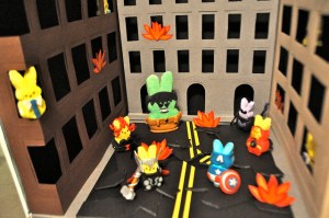 Join your favorite Marvel Avengepeeps in this explosive, action packed adventure. There's The Incredipeep Hulk, Iron Peep, the Mightpeep Thor, Hawkpeep, Black Widpeep, and Captain Americpeep.