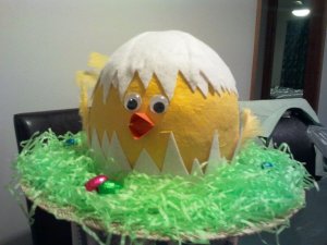 I don't know about you but I think this chick's wings are away out of proportion to its body. Just saying.