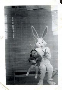 "That's right, be a good little girl and eat these carrots. Else, you'll make a lovely addition in my rabbit stew and I'm sure you don't want that to happen."