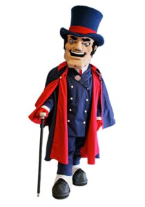 Now Duquesne was named after a French Marquis who died during the French and Indian War. Still, seems like he's a creepy yet entitled rich guy who thinks asking for welfare is a sin. Sorry, Mom, buy your alma mater mascot sucks.