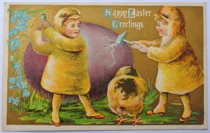 Still, I wonder where these girls got their chicken costumes from. Oh, I think I can guess. Oh, my God, that's disturbing! And there the yellow chick sits helplessly by to watch.