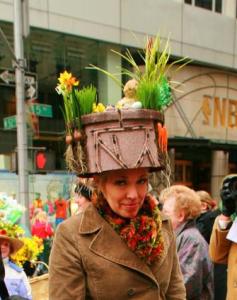 Then again, if this didn't have garden stuff on it, I would've mistaken it for some tribal headdress on some island in the Pacific.