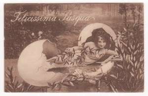 Now this is crazy. And no, gorgeous women don't emerge from eggs! Seriously, why?