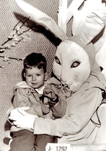 Either way, this poor boy will have to spend a lifetime of therapy sessions, if he ever survived his encounter. Seriously, that bunny is just horrifying beyond all reason.