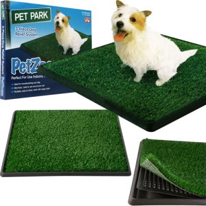 Now I'm sure having your dog do its business on artificial turf is a great idea. Then again, I wouldn't know because I live in the country, where nature serves as a dog's toilet.