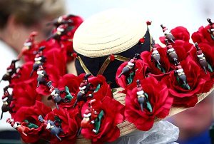 Now I don't know what to make of that. Because little horsemen simply don't jump out of roses as far as I know. Except maybe in acid trips or something.