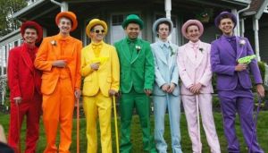Of course, while many may see these teenage boys as the innocent promgoers they are, some people in the Bible Belt conspiracy theorist might equate them with the fictitious gay mafia of their imaginations. Either that, or Willy Wonka's fraternity.
