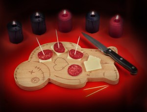 A cutting board for the mother who loves to cook, take part in voodoo ceremonies, and wanting to settle scores with the people who wronged you without being arrested.