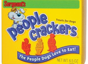 Sure people enjoy animal crackers. So why shouldn't dogs have People crackers? Of course, they only come with mailman as far as I know. 