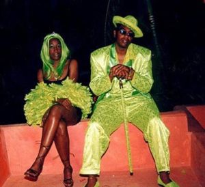 For one, lime green isn't a great color for prom. Seriously, it's a hideous color. Second, I'm sure a lime green pimp outfit doesn't make a guy look any badass. In fact, it just makes you look ridiculous.