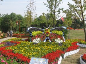 Now I'm sure this won't intimidate butterflies. But if the butterflies come, it might attract collectors who kill them with nail polish remover to put in their collections.