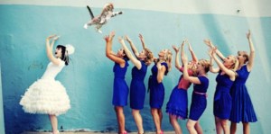 Either way, the ladies seem to be just as excited for some reason. Still, I really feel for the girl who gets the cat. She'll probably have a bad case of literal cat scratch fever (but fortunately, not the type Ted Nugent sings about).