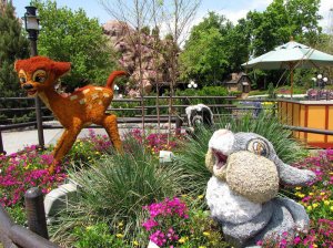 I've actually been to Disney World for a marching band trip in high school. I'm sure this display is in the animal kingdom since that's certainly not Splash Mountain.