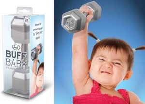 Sure babies need their exercise. But some workout routines should be started later than others. Weightlifting probably falls among the later.
