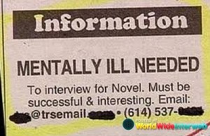 Let's just say that this person would save far more time and money if they'd just check out the biography section of their local library or Wikipedia. Seriously, there are a ton of celebrities and historical figures out there who'd fit this ad's description perfectly. May I recommend Andrew Jackson.