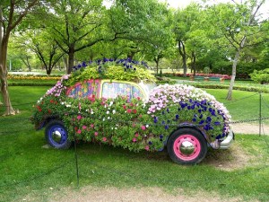 Now this Beetle is way groovier than the other couple I have on this post. Of course, you probably can't drive in it though.
