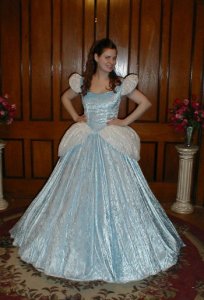 Come to think of it, Cinderella wasn't among my favorite Disney movies. I'm more a fan of Beauty and the Beast and Aladdin. Still, someone seems utterly stuck in their childhood. Wonder if her fiance has a shoe fetish?