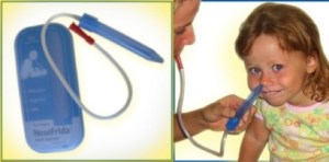 Now I know a lot of people have snot coming out of their noses which is gross enough. However, sucking your baby's snot with this thing is perhaps the most disgusting thing I've ever heard. Seriously, there's a better way to clean your baby's snot ridden face. It's called a tissue or Kleenex.