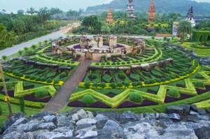 This is in a public botanical garden in Thailand. The Stonehenge is just a replica. Sorry, Ancient Alien conspiracy theorists (a. k. a. idiots). 