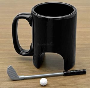 Of course, I wonder if it's more suited for those who play miniature golf. Just a hunch. I mean the golf club and ball are really, really tiny.