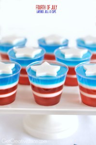 Now while jello is used in many desserts like these, doesn't mean they're for kids. So if you see jello cups like this, ask the host if they contain alcohol before your kid gets a hold of one. You'd thank me later.