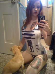 Okay, now when R2 D2 tends to save everyone's ass in the Star Wars movies, I don't think viewing R2 D2 as sexy is a good idea. Still, I'm sure the geeks will love it.
