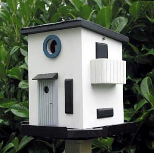 Sometimes what might cool in one way, might not in another. For instance, as a birdhouse this structure looks cool. But as an actual house, it would look ugly.