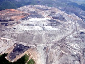 While West Virginia's people aren't being subject to the notable environmental disaster, their state is losing its natural Appalachian Mountain heritage due to the coal companies' practice of mountaintop removal.  These lofty mountains inspired the John Denver hit, 