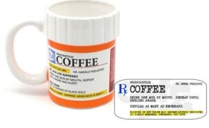 Seems that this person better check the dosage or else he or she might develop an addiction to medicinal coffee addiction. Yes, that bean is quite powerful stuff.