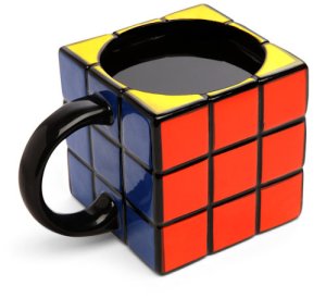 Of course, in order for the Rubix Cube to be a workable mug, it has to be solved first. Still, not sure if it takes the fun or frustration out of it.