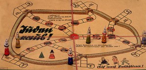 Now you can orchestrate your own Holocaust with this Jews Out! board game. Actually, just kidding because you can't. In fact, there are only 2 remaining copies of this game still known to exist. And that's a good thing.