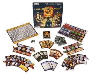 Based on the popular young adult trilogy about forcing a bunch of post-apocalyptic teenagers into a duel to the death on national television. And this is a game pertaining to their training before they all kill each other. Misaimed merchandising indeed.