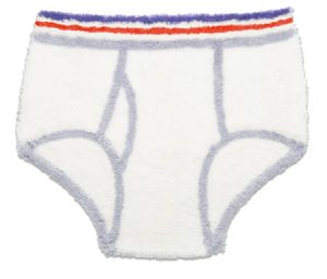 Now this is an interesting specimen. Unless it's for a single guy's bathroom, I'm not really sure where such a rug may go. Besides, I think this might be given as a joke.