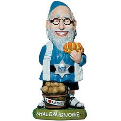 Of course, this is probably the most Jewed out gnome out there. He even has a Star of David with a Hebrew inscription on his belt for God's sake. 