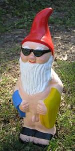 Unless he's planning to visit a nude beach, I'm sure he'll have a hard time swimming in an area where nobody's watching him. Also, kind of wish he'd at least wear some pants.