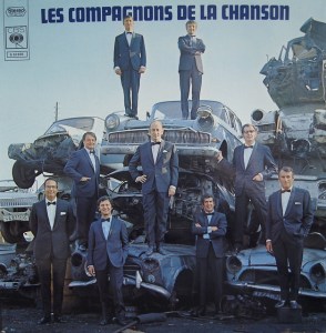 Well, I guess this was probably the only place available for an album photo shoot. Still, I'm not sure a junk yard is an appropriate photo op destination for an album I definitely know doesn't consist of rock music. Also, I think the tuxedos make the guys look a bit out of place.