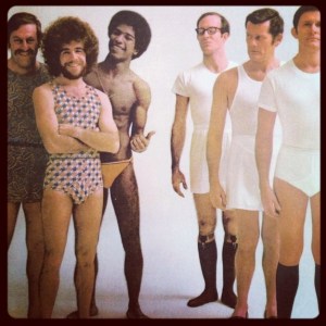 Then again, the funky undies crowd seems pretty chill. And the tidy whiteys guys really don't want anything to do with the funky undies. Either way. I'd certainly wouldn't want to associate with either team.