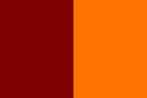 Seems like Rome tends to be in agreement with the Cleveland Browns as far as color schemes go. Still, if you're doing a two color flag, at least pick better colors. And no, brown shouldn't be one of them.