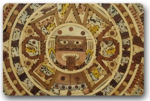 Then again, knowing what the Pre-Columbian peoples did to certain people, I'm not sure if this would be appropriate as a bath mat. Or for any other room.