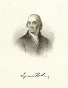 Dr. Lyman Hall was a failed minister turned physician who helped made sure that his little community in Georgia would be represented in the Continental Congress. So they had them send him.