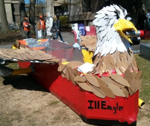 Now this might be a play on words here. But I'm sure this is from an American team where the bald eagle is its national symbol.